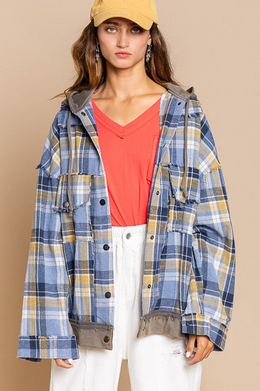 Oversized Hooded Flannel