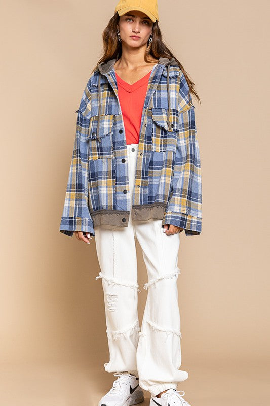 Oversized Hooded Flannel