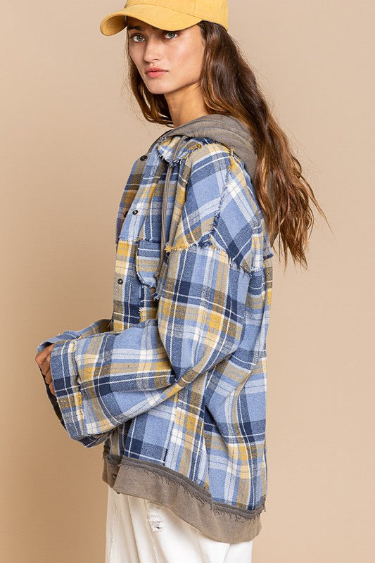 Oversized Hooded Flannel