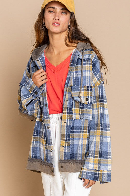 Oversized Hooded Flannel