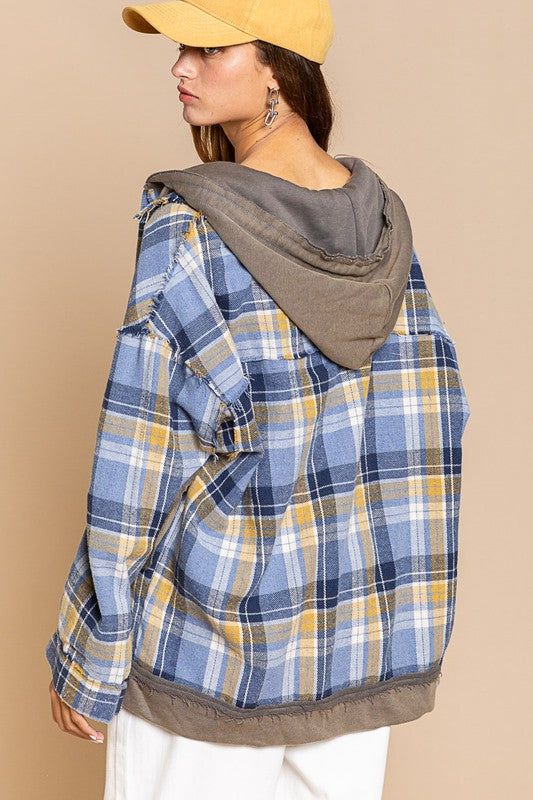 Oversized Hooded Flannel