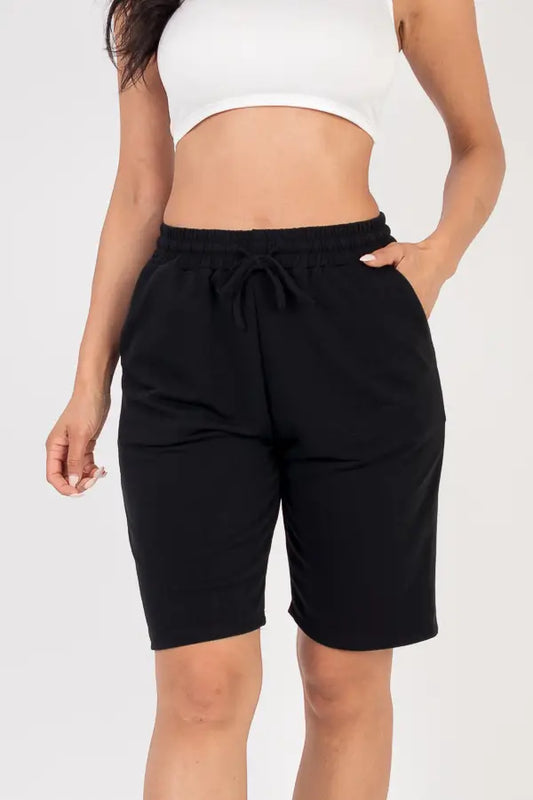 French Terry Bermuda Shorts