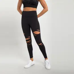 Laser Cut High Waist Leggings