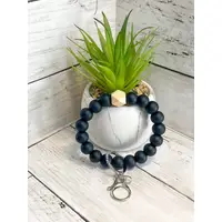Natural Toned Wristlet Key Rings