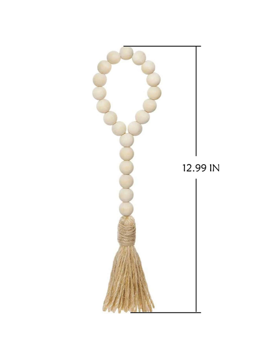 1 pc Wooden Beaded Tassel