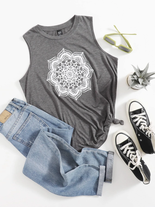 Floral Print Tank Top